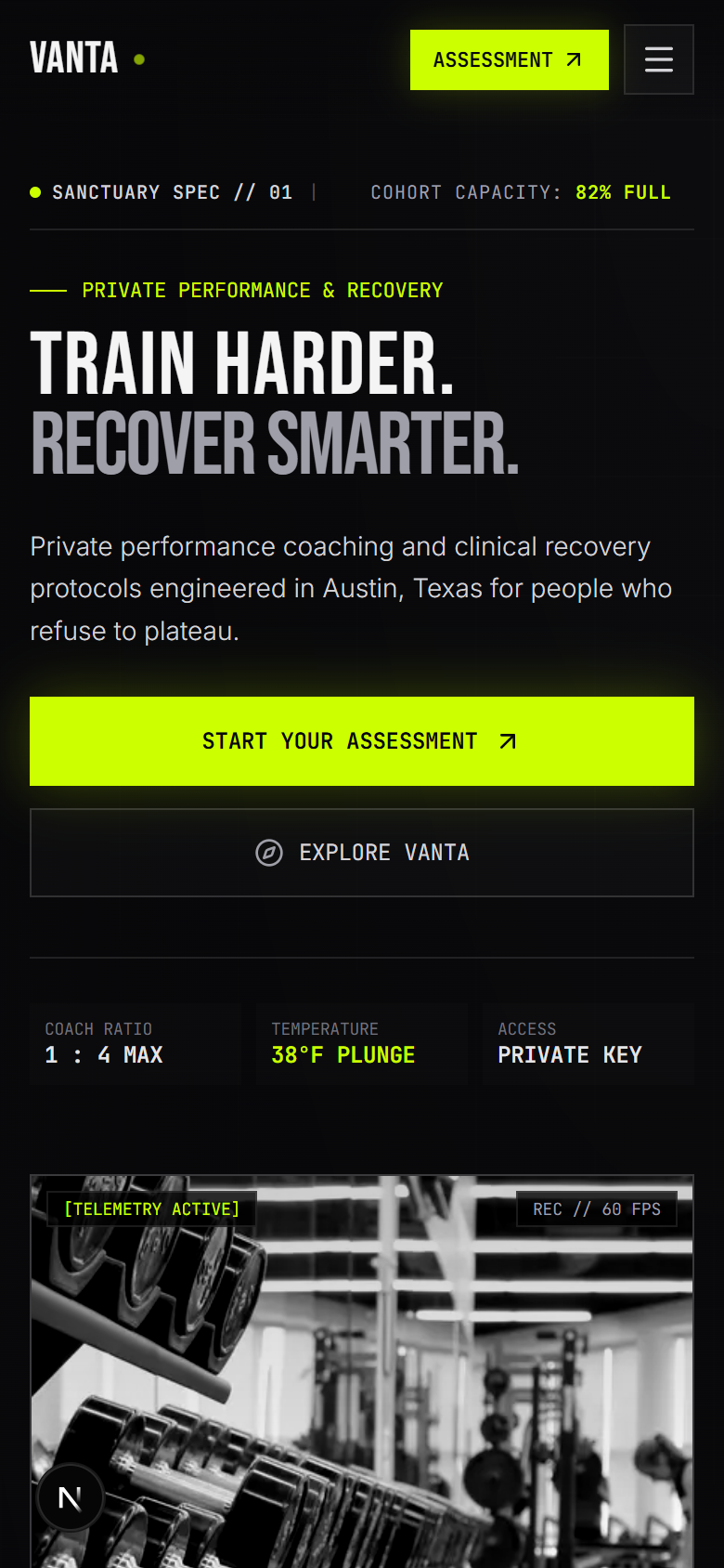 VANTA PERFORMANCE & RECOVERY